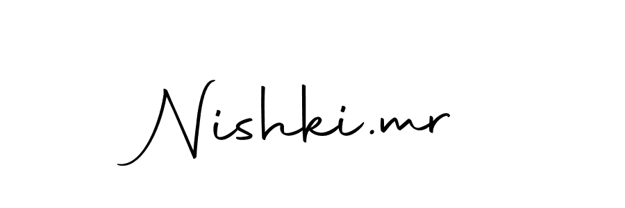 Design your own signature with our free online signature maker. With this signature software, you can create a handwritten (Autography-DOLnW) signature for name Nishki.mr. Nishki.mr signature style 10 images and pictures png