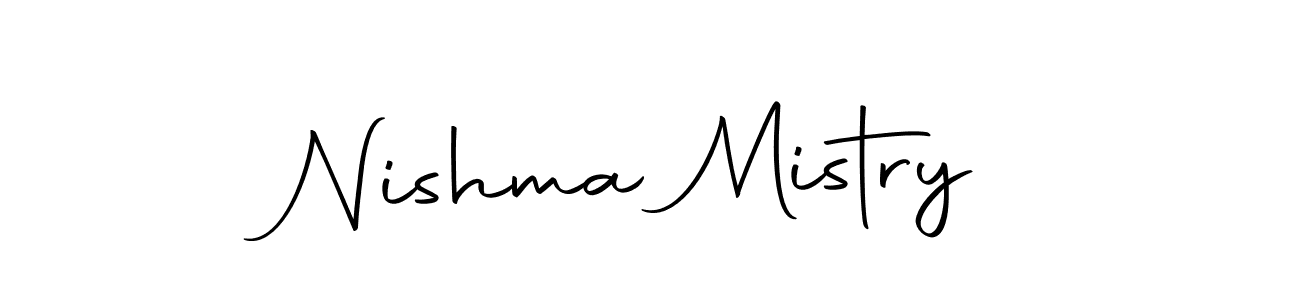 Nishma Mistry stylish signature style. Best Handwritten Sign (Autography-DOLnW) for my name. Handwritten Signature Collection Ideas for my name Nishma Mistry. Nishma Mistry signature style 10 images and pictures png