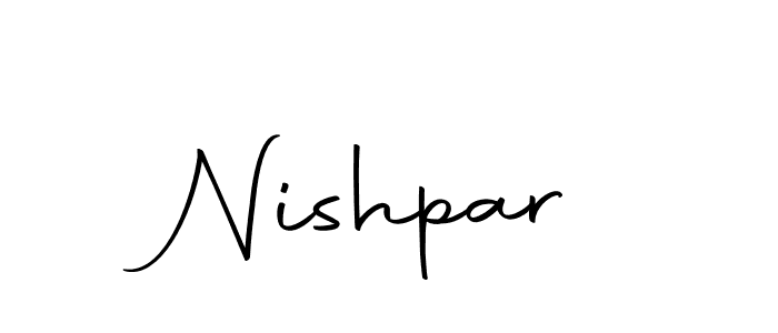 You should practise on your own different ways (Autography-DOLnW) to write your name (Nishpar) in signature. don't let someone else do it for you. Nishpar signature style 10 images and pictures png