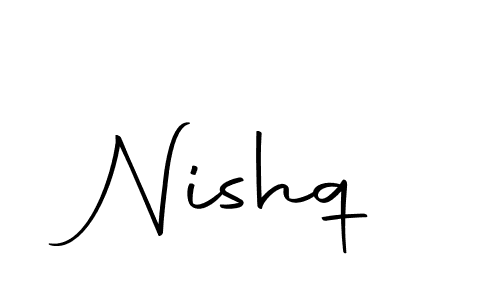 Make a beautiful signature design for name Nishq. With this signature (Autography-DOLnW) style, you can create a handwritten signature for free. Nishq signature style 10 images and pictures png