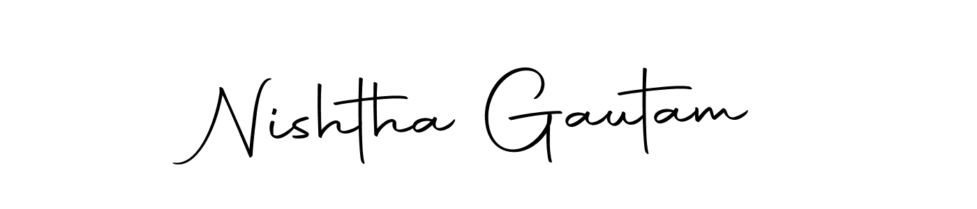 Nishtha Gautam stylish signature style. Best Handwritten Sign (Autography-DOLnW) for my name. Handwritten Signature Collection Ideas for my name Nishtha Gautam. Nishtha Gautam signature style 10 images and pictures png