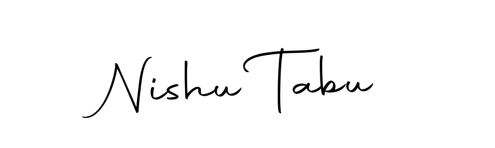 Check out images of Autograph of Nishu Tabu name. Actor Nishu Tabu Signature Style. Autography-DOLnW is a professional sign style online. Nishu Tabu signature style 10 images and pictures png