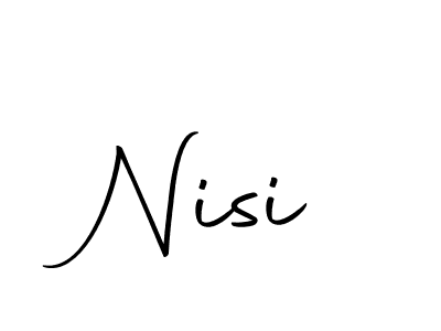 Nisi stylish signature style. Best Handwritten Sign (Autography-DOLnW) for my name. Handwritten Signature Collection Ideas for my name Nisi. Nisi signature style 10 images and pictures png