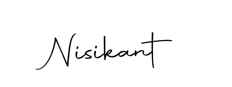 Create a beautiful signature design for name Nisikant. With this signature (Autography-DOLnW) fonts, you can make a handwritten signature for free. Nisikant signature style 10 images and pictures png