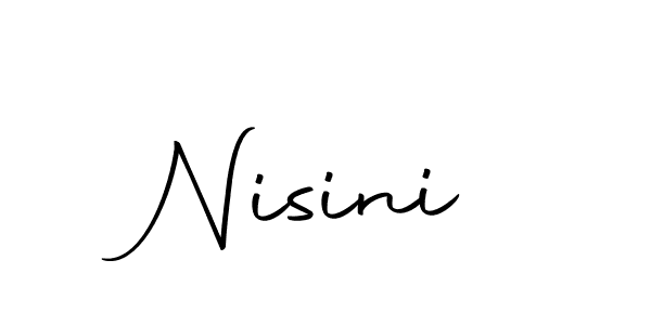 How to make Nisini signature? Autography-DOLnW is a professional autograph style. Create handwritten signature for Nisini name. Nisini signature style 10 images and pictures png