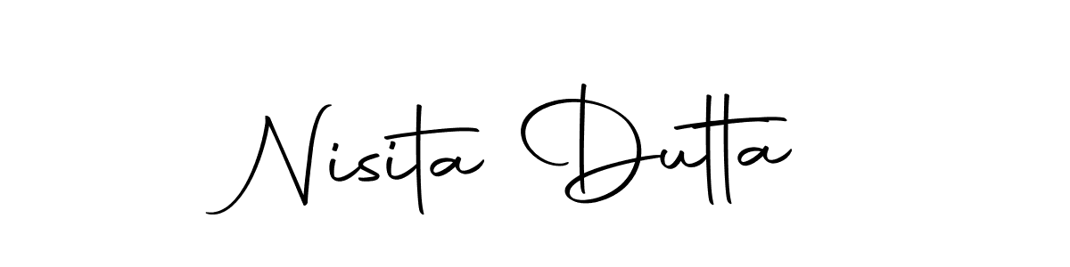 if you are searching for the best signature style for your name Nisita Dutta. so please give up your signature search. here we have designed multiple signature styles  using Autography-DOLnW. Nisita Dutta signature style 10 images and pictures png