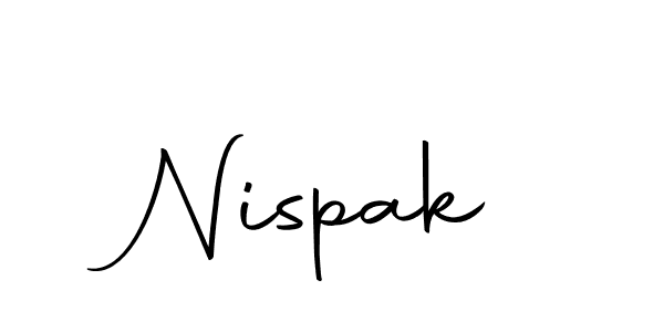 Here are the top 10 professional signature styles for the name Nispak. These are the best autograph styles you can use for your name. Nispak signature style 10 images and pictures png