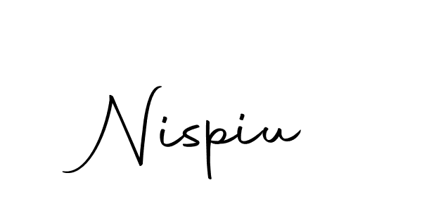 Use a signature maker to create a handwritten signature online. With this signature software, you can design (Autography-DOLnW) your own signature for name Nispiu. Nispiu signature style 10 images and pictures png