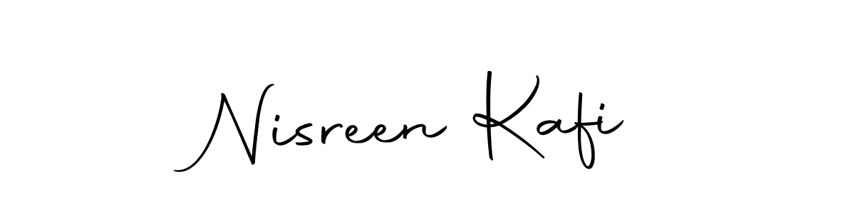 if you are searching for the best signature style for your name Nisreen Kafi. so please give up your signature search. here we have designed multiple signature styles  using Autography-DOLnW. Nisreen Kafi signature style 10 images and pictures png
