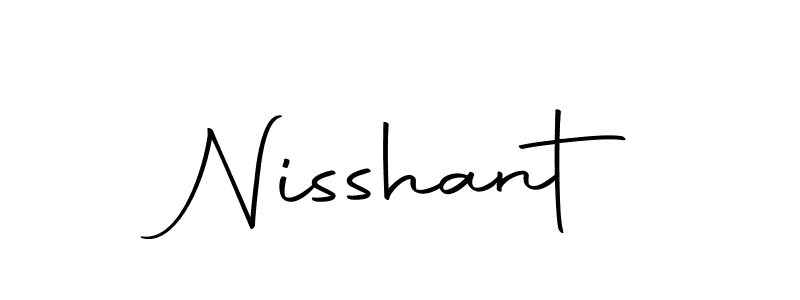 Nisshant stylish signature style. Best Handwritten Sign (Autography-DOLnW) for my name. Handwritten Signature Collection Ideas for my name Nisshant. Nisshant signature style 10 images and pictures png
