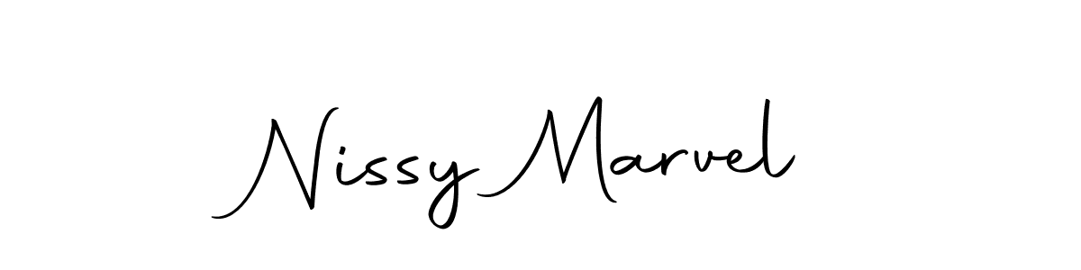 You can use this online signature creator to create a handwritten signature for the name Nissy Marvel. This is the best online autograph maker. Nissy Marvel signature style 10 images and pictures png