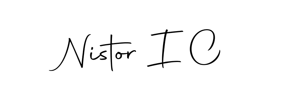 Here are the top 10 professional signature styles for the name Nistor I C. These are the best autograph styles you can use for your name. Nistor I C signature style 10 images and pictures png