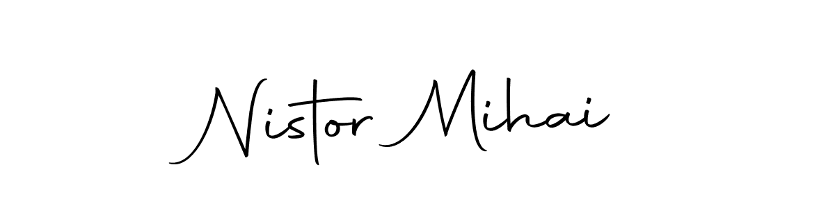 This is the best signature style for the Nistor Mihai name. Also you like these signature font (Autography-DOLnW). Mix name signature. Nistor Mihai signature style 10 images and pictures png