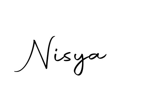 if you are searching for the best signature style for your name Nisya. so please give up your signature search. here we have designed multiple signature styles  using Autography-DOLnW. Nisya signature style 10 images and pictures png