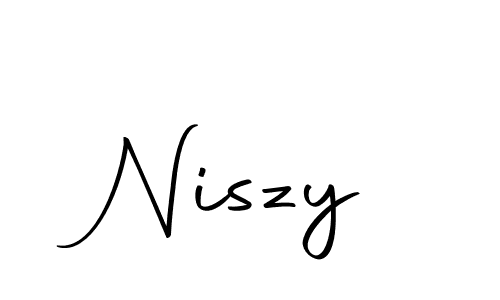 Niszy stylish signature style. Best Handwritten Sign (Autography-DOLnW) for my name. Handwritten Signature Collection Ideas for my name Niszy. Niszy signature style 10 images and pictures png