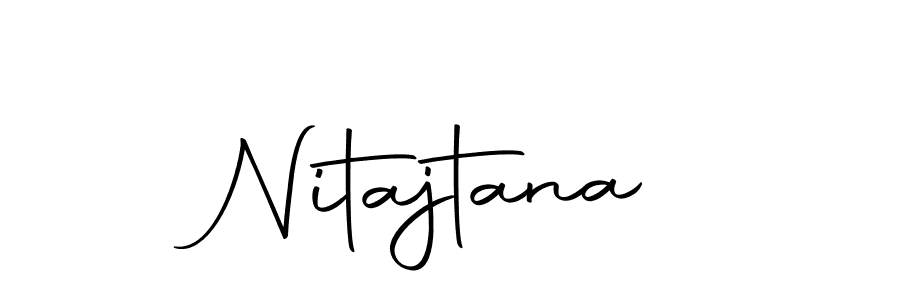 Also we have Nitajtana name is the best signature style. Create professional handwritten signature collection using Autography-DOLnW autograph style. Nitajtana signature style 10 images and pictures png