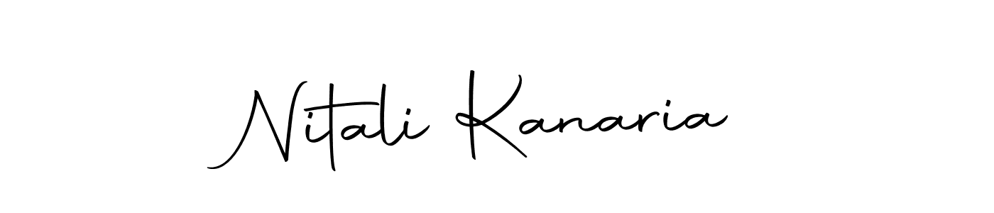 Make a beautiful signature design for name Nitali Kanaria. With this signature (Autography-DOLnW) style, you can create a handwritten signature for free. Nitali Kanaria signature style 10 images and pictures png