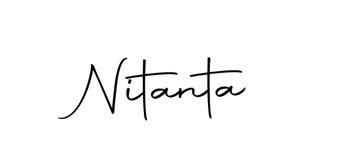 You should practise on your own different ways (Autography-DOLnW) to write your name (Nitanta) in signature. don't let someone else do it for you. Nitanta signature style 10 images and pictures png