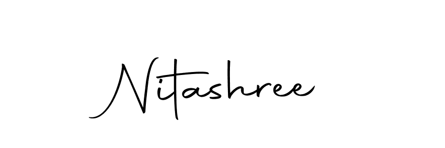 Use a signature maker to create a handwritten signature online. With this signature software, you can design (Autography-DOLnW) your own signature for name Nitashree. Nitashree signature style 10 images and pictures png