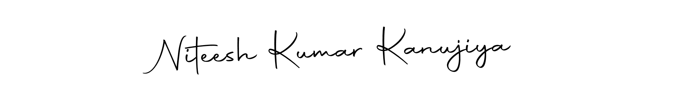 Design your own signature with our free online signature maker. With this signature software, you can create a handwritten (Autography-DOLnW) signature for name Niteesh Kumar Kanujiya. Niteesh Kumar Kanujiya signature style 10 images and pictures png