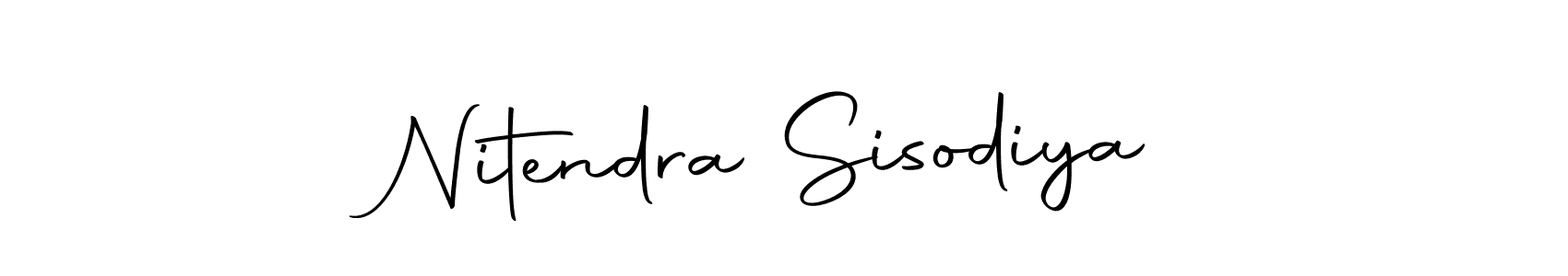 Make a beautiful signature design for name Nitendra Sisodiya. Use this online signature maker to create a handwritten signature for free. Nitendra Sisodiya signature style 10 images and pictures png