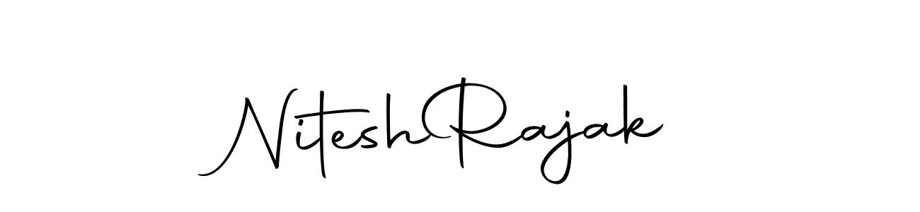 Use a signature maker to create a handwritten signature online. With this signature software, you can design (Autography-DOLnW) your own signature for name Nitesh  Rajak. Nitesh  Rajak signature style 10 images and pictures png