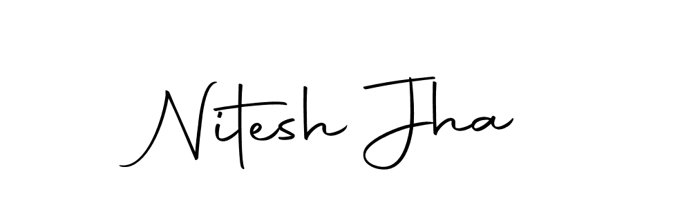 It looks lik you need a new signature style for name Nitesh Jha. Design unique handwritten (Autography-DOLnW) signature with our free signature maker in just a few clicks. Nitesh Jha signature style 10 images and pictures png