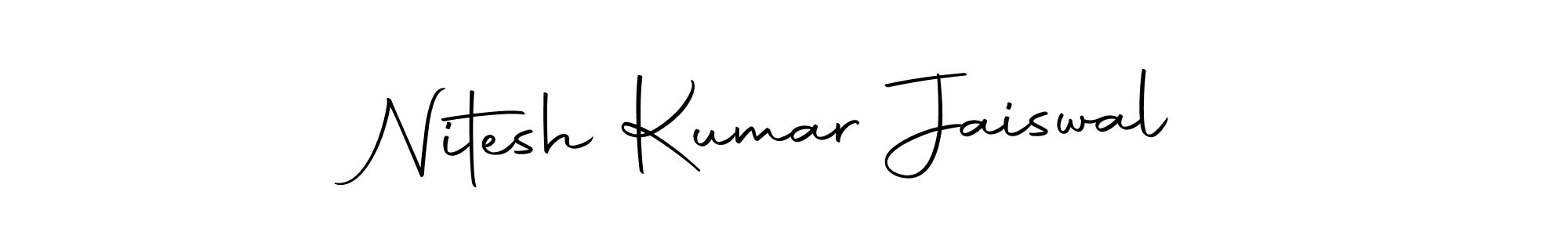 Also we have Nitesh Kumar Jaiswal name is the best signature style. Create professional handwritten signature collection using Autography-DOLnW autograph style. Nitesh Kumar Jaiswal signature style 10 images and pictures png