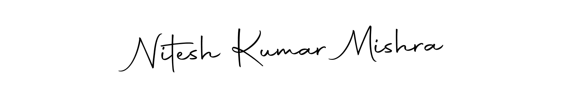 Make a short Nitesh Kumar Mishra signature style. Manage your documents anywhere anytime using Autography-DOLnW. Create and add eSignatures, submit forms, share and send files easily. Nitesh Kumar Mishra signature style 10 images and pictures png