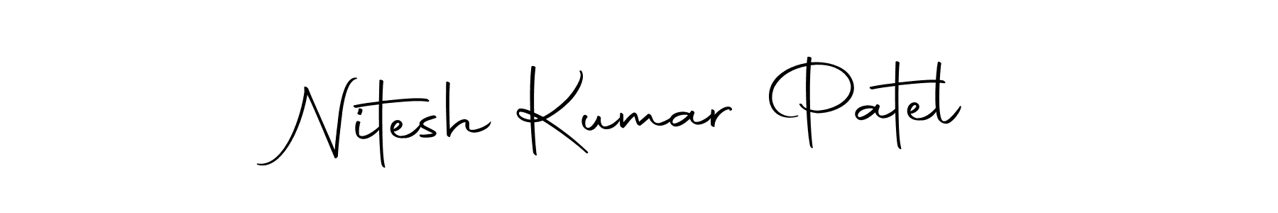 Autography-DOLnW is a professional signature style that is perfect for those who want to add a touch of class to their signature. It is also a great choice for those who want to make their signature more unique. Get Nitesh Kumar Patel name to fancy signature for free. Nitesh Kumar Patel signature style 10 images and pictures png