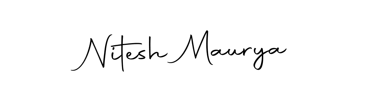 The best way (Autography-DOLnW) to make a short signature is to pick only two or three words in your name. The name Nitesh Maurya include a total of six letters. For converting this name. Nitesh Maurya signature style 10 images and pictures png