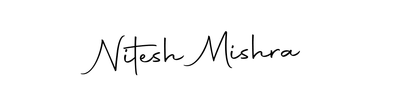 Design your own signature with our free online signature maker. With this signature software, you can create a handwritten (Autography-DOLnW) signature for name Nitesh Mishra. Nitesh Mishra signature style 10 images and pictures png