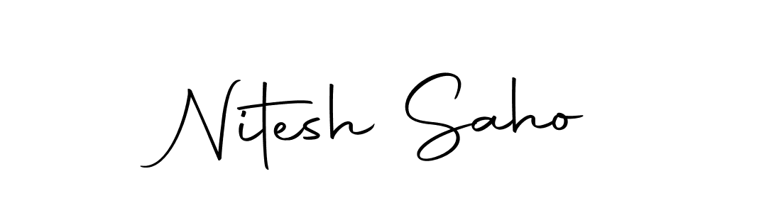 Here are the top 10 professional signature styles for the name Nitesh Saho. These are the best autograph styles you can use for your name. Nitesh Saho signature style 10 images and pictures png