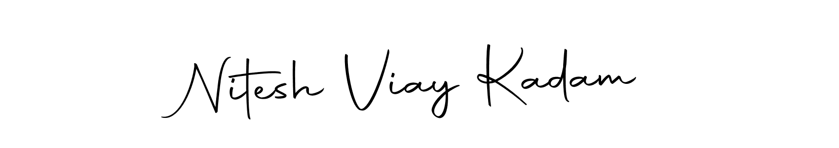 The best way (Autography-DOLnW) to make a short signature is to pick only two or three words in your name. The name Nitesh Viay Kadam include a total of six letters. For converting this name. Nitesh Viay Kadam signature style 10 images and pictures png