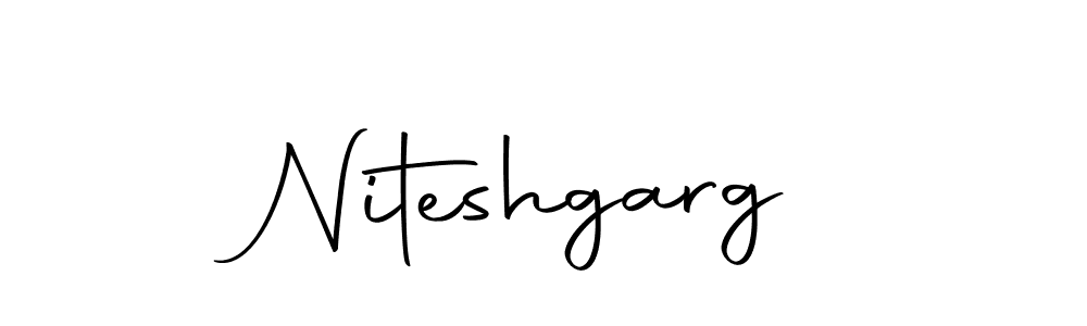 Make a beautiful signature design for name Niteshgarg. Use this online signature maker to create a handwritten signature for free. Niteshgarg signature style 10 images and pictures png
