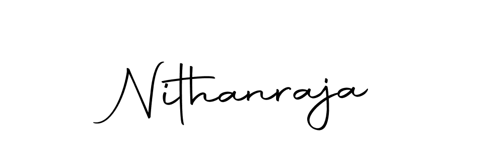 Design your own signature with our free online signature maker. With this signature software, you can create a handwritten (Autography-DOLnW) signature for name Nithanraja. Nithanraja signature style 10 images and pictures png
