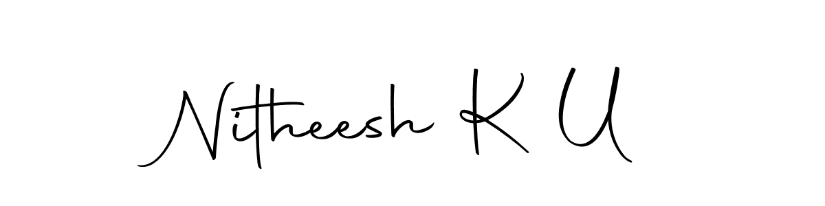 See photos of Nitheesh K U official signature by Spectra . Check more albums & portfolios. Read reviews & check more about Autography-DOLnW font. Nitheesh K U signature style 10 images and pictures png