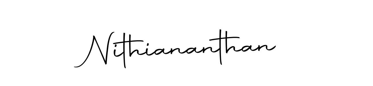 Nithiananthan stylish signature style. Best Handwritten Sign (Autography-DOLnW) for my name. Handwritten Signature Collection Ideas for my name Nithiananthan. Nithiananthan signature style 10 images and pictures png