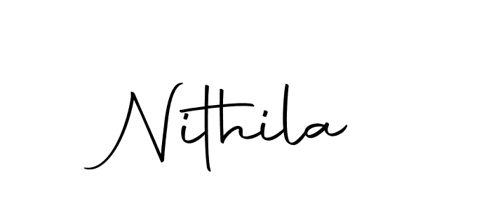 You should practise on your own different ways (Autography-DOLnW) to write your name (Nithila) in signature. don't let someone else do it for you. Nithila signature style 10 images and pictures png