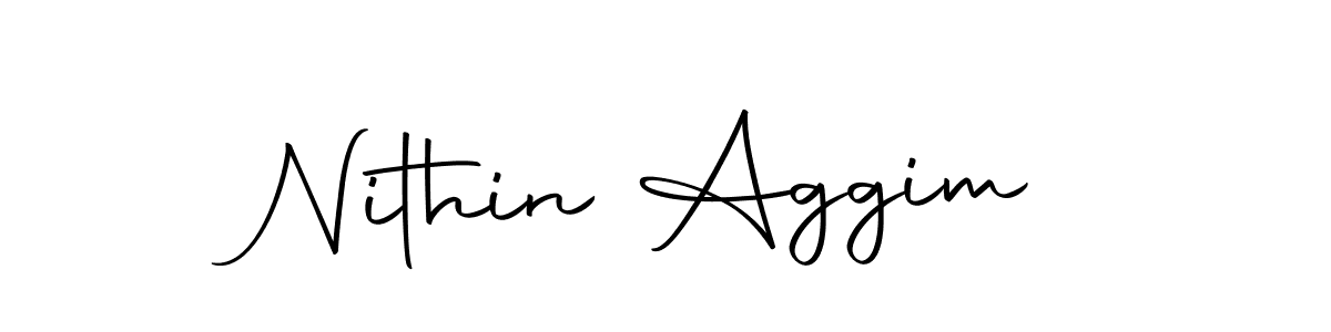 You can use this online signature creator to create a handwritten signature for the name Nithin Aggim. This is the best online autograph maker. Nithin Aggim signature style 10 images and pictures png