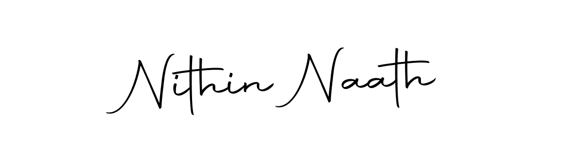 Also we have Nithin Naath name is the best signature style. Create professional handwritten signature collection using Autography-DOLnW autograph style. Nithin Naath signature style 10 images and pictures png