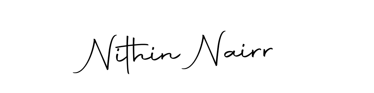 The best way (Autography-DOLnW) to make a short signature is to pick only two or three words in your name. The name Nithin Nairr include a total of six letters. For converting this name. Nithin Nairr signature style 10 images and pictures png