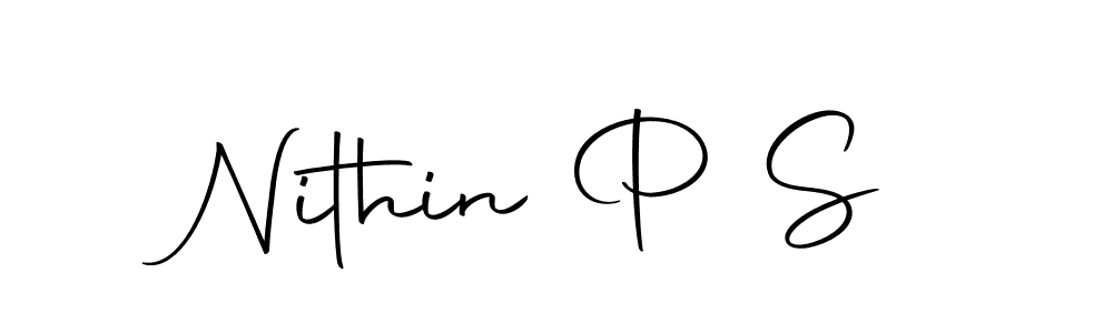 It looks lik you need a new signature style for name Nithin P S. Design unique handwritten (Autography-DOLnW) signature with our free signature maker in just a few clicks. Nithin P S signature style 10 images and pictures png