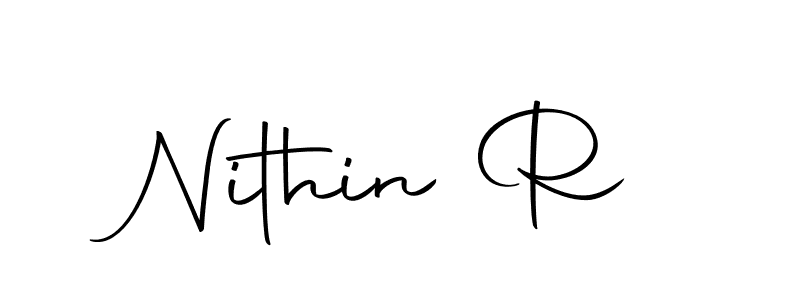 Similarly Autography-DOLnW is the best handwritten signature design. Signature creator online .You can use it as an online autograph creator for name Nithin R. Nithin R signature style 10 images and pictures png