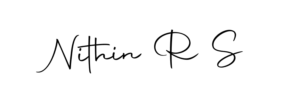 It looks lik you need a new signature style for name Nithin R S. Design unique handwritten (Autography-DOLnW) signature with our free signature maker in just a few clicks. Nithin R S signature style 10 images and pictures png