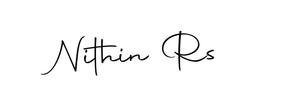 How to make Nithin Rs signature? Autography-DOLnW is a professional autograph style. Create handwritten signature for Nithin Rs name. Nithin Rs signature style 10 images and pictures png