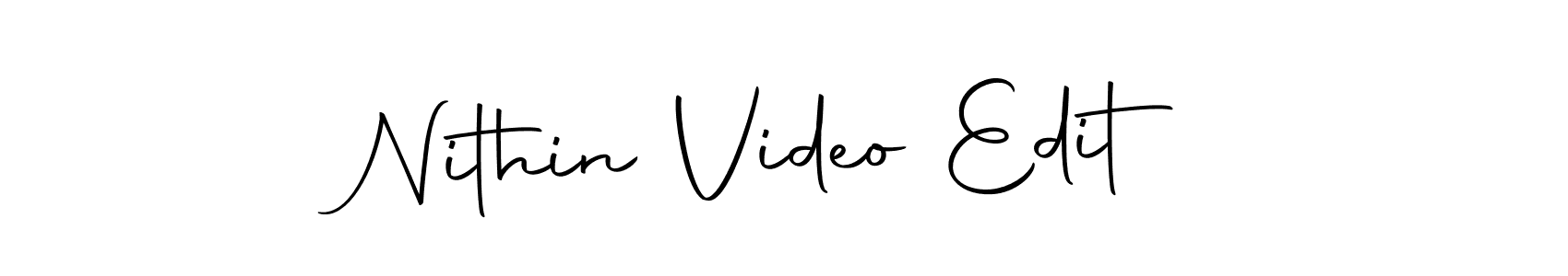 Make a beautiful signature design for name Nithin Video Edit. Use this online signature maker to create a handwritten signature for free. Nithin Video Edit signature style 10 images and pictures png