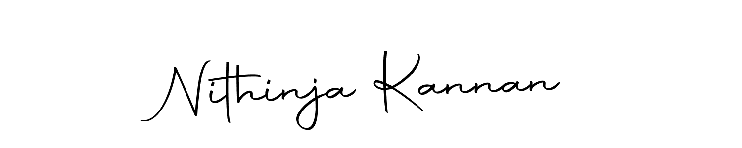 Make a beautiful signature design for name Nithinja Kannan. With this signature (Autography-DOLnW) style, you can create a handwritten signature for free. Nithinja Kannan signature style 10 images and pictures png