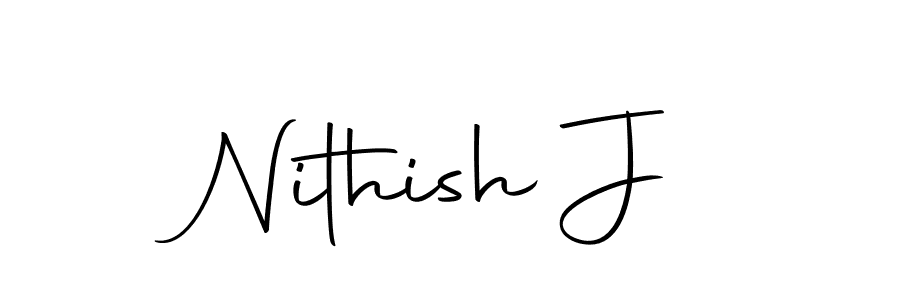 Once you've used our free online signature maker to create your best signature Autography-DOLnW style, it's time to enjoy all of the benefits that Nithish J name signing documents. Nithish J signature style 10 images and pictures png