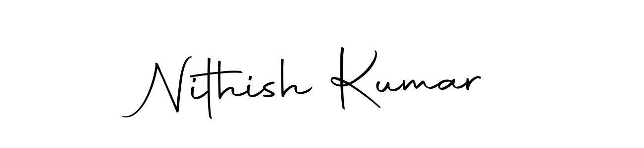 Nithish Kumar stylish signature style. Best Handwritten Sign (Autography-DOLnW) for my name. Handwritten Signature Collection Ideas for my name Nithish Kumar. Nithish Kumar signature style 10 images and pictures png